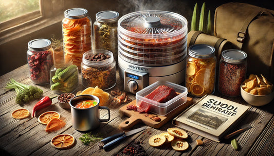 Tørret mad til prepping og dehydrering af ingredienser